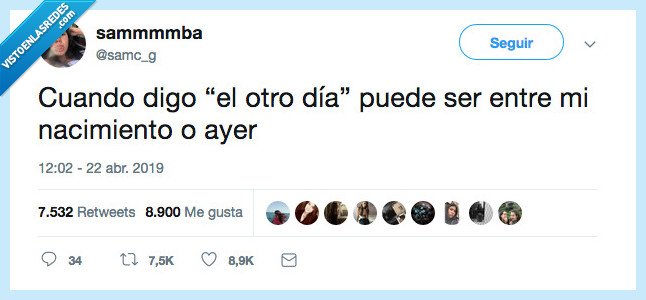 pasar igual,dia,decir