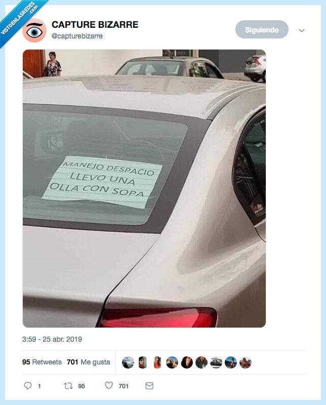 gracias por avisar,sopa,llevar