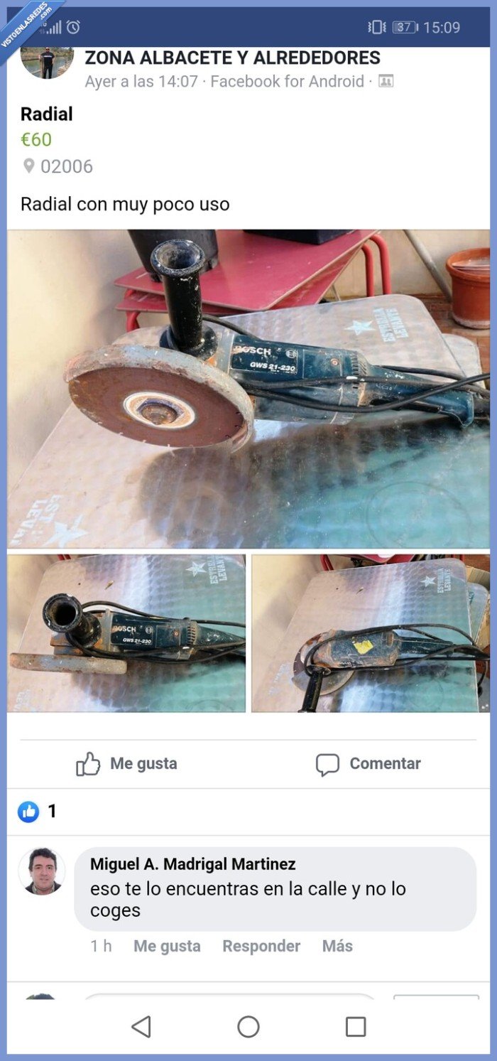 Radial nueva,sin uso,como nuevo