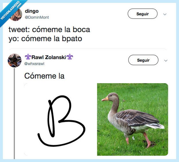 comer,pato,twitter