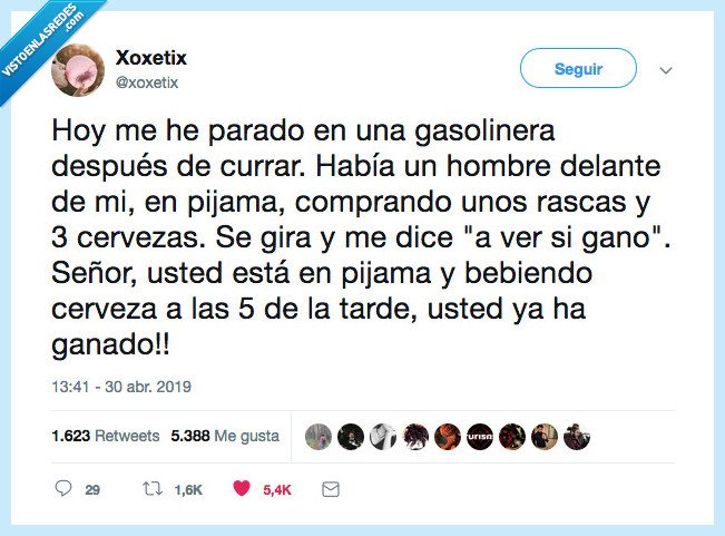 triunfo en la vida,es esto,pijama