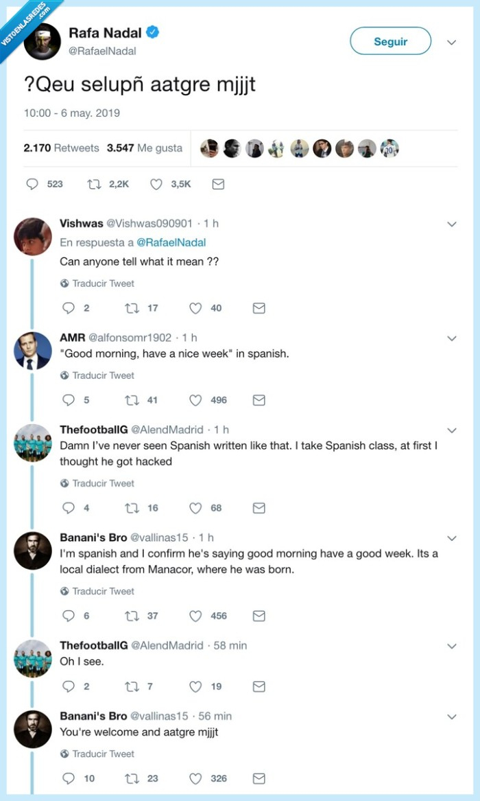 rafa nadal,idioma,manacor,balear,traducción