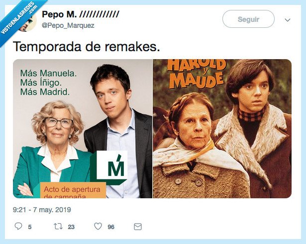 iñigo,carmena,politica,madrid,remakes,humor,parecidos,errejón