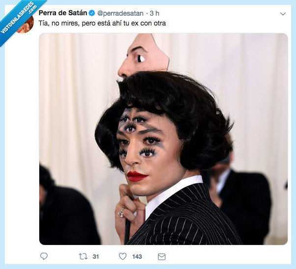 ezra miller,maquillaje,met gala,ojos,disimulo,máscara