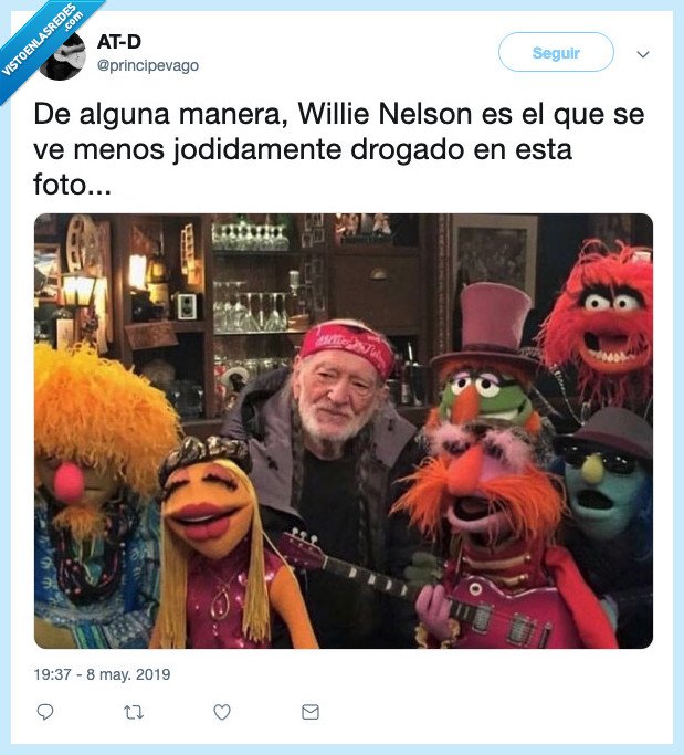 Teleñecos,Muppets,Willie Nelson,Principevago