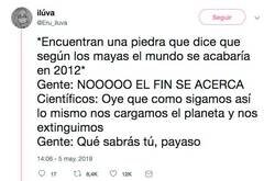 Enlace a Nuestro primo el meteorólogo nos ha dicho que todo OK, por @Eru_iluva