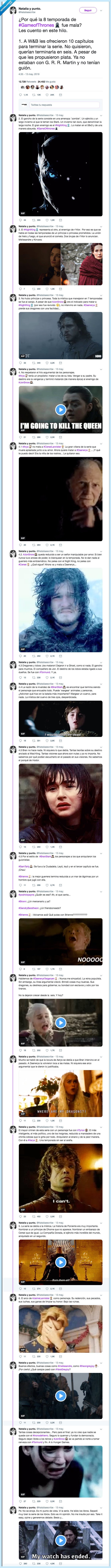 517091 - ¿Por qué está siendo la última temporada de GOT una p*ta mierda?, por @Nataliaescribe