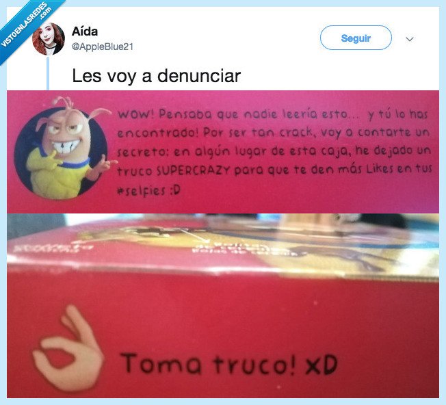 cuetara,denunciar,toma truco