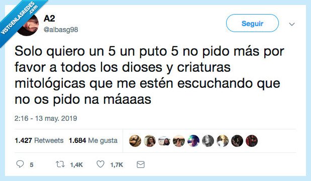 poder,cinco pedir querer