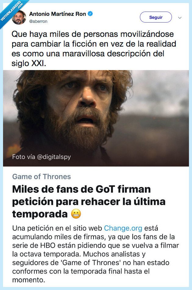 petición,juego de tronos,superar