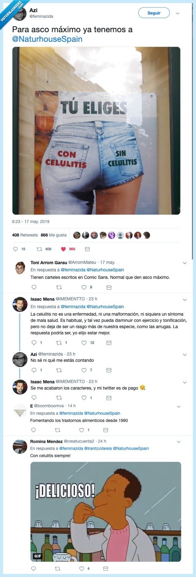 anuncio,verano,naturhouse,repugnante