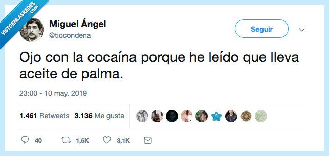 coca,aceite de palma