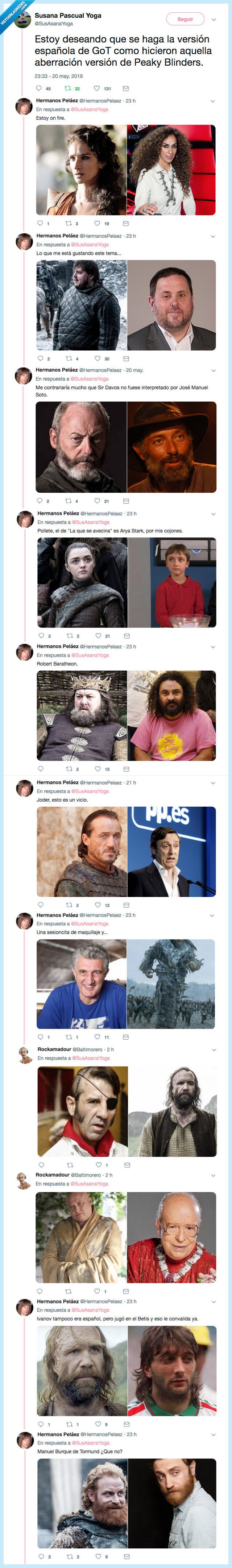 juego de tronos,game of thrones,casting,actores,versiones,parecidos