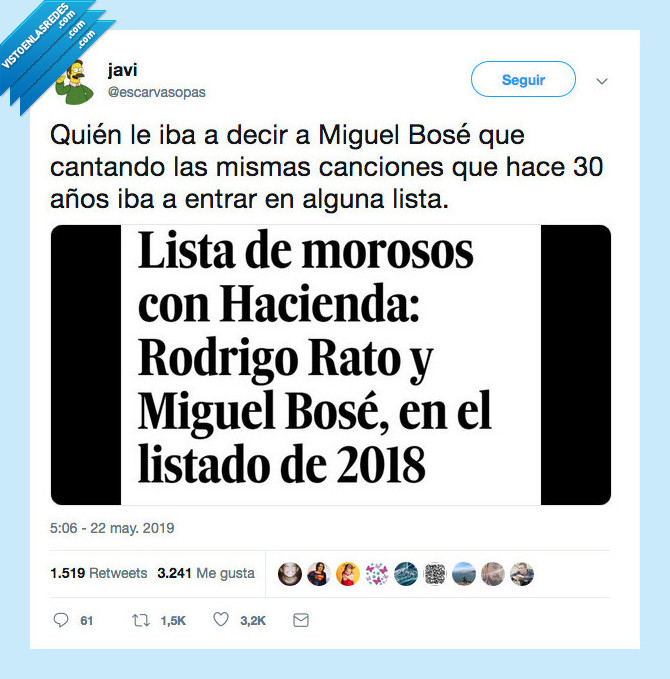 lista,exito,miguel bosé