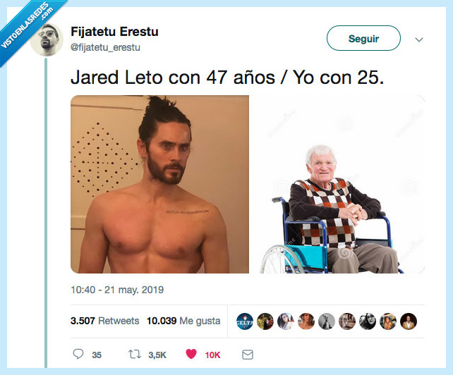 envejecer,jared leto,soy mayor