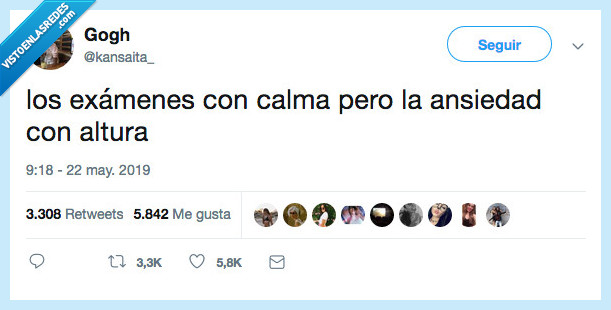 exámenes,calma,ansiedad,altura