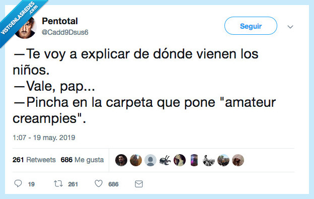 de donde vienen los niños??,demasiado descriptivo