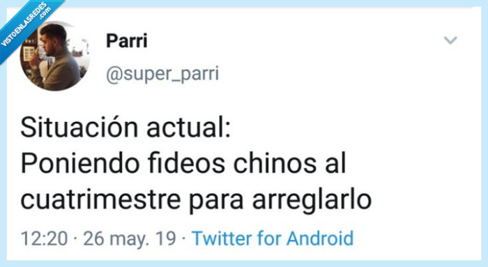 Fideos,cuatrimestre,fracaso