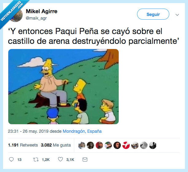 television,paqui pea,momentazo,caer