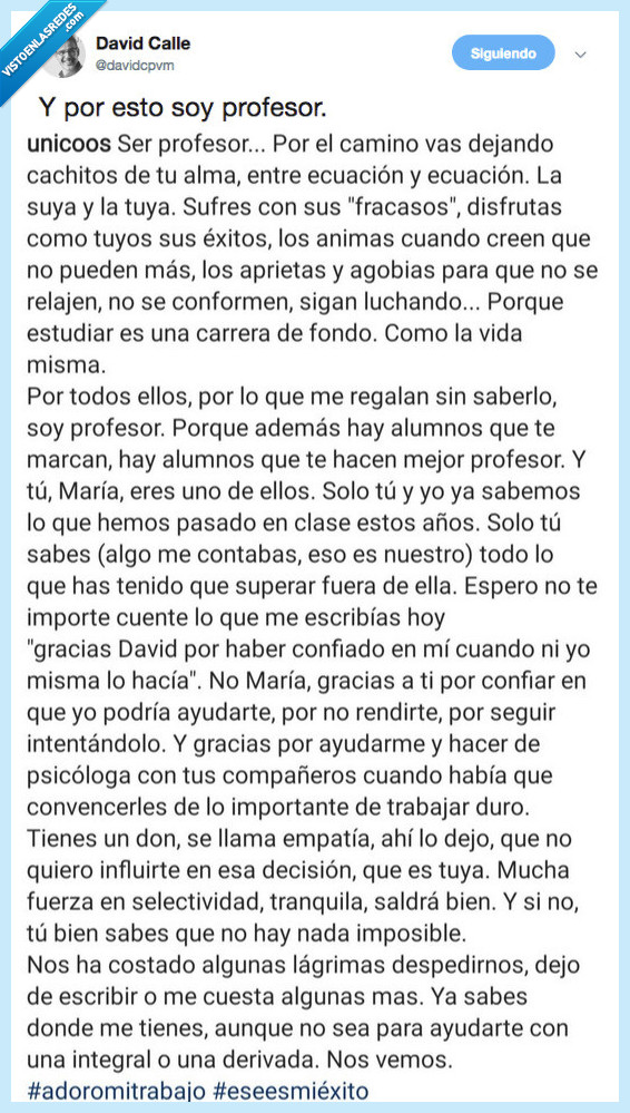 davi calles,profesor,ojala