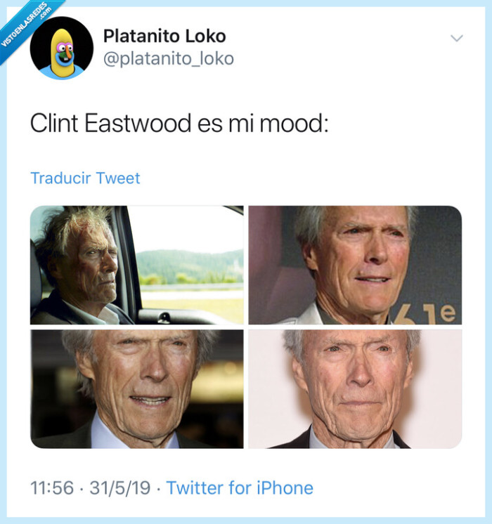 Clint Eastwood,mood,actor,cara