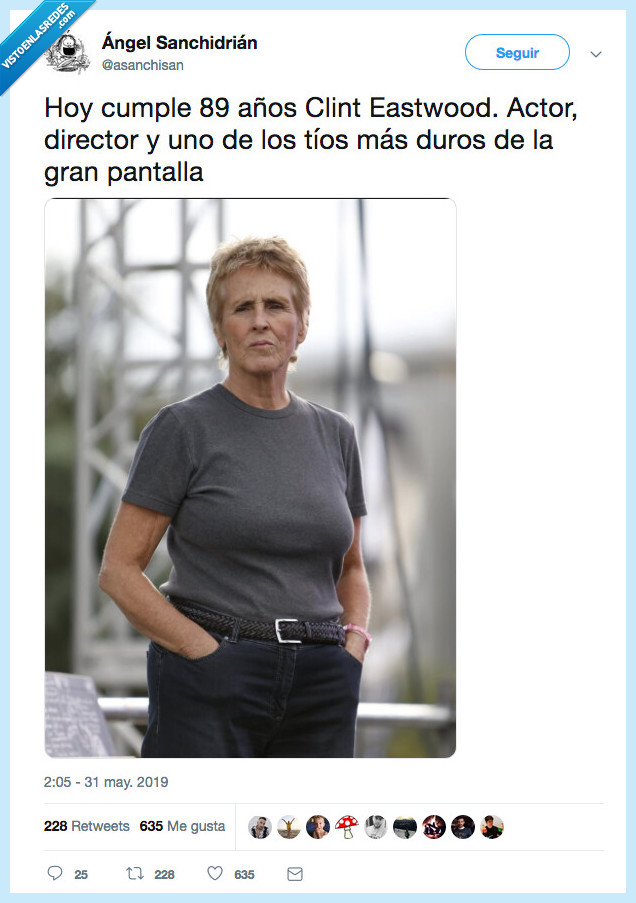 felicidades,clint eastwood