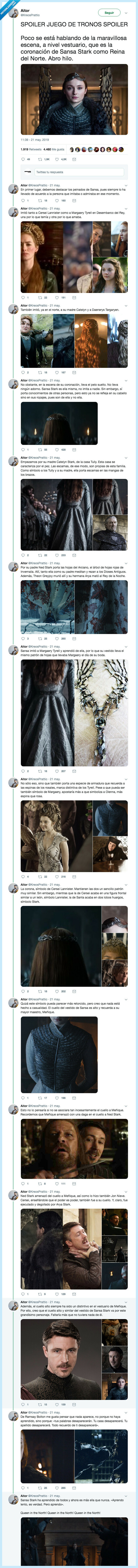 518693 - Esto ha sido de las cosas más bonitas y con más significado que hemos visto en Juego de Tronos.., por @KreosPrattio