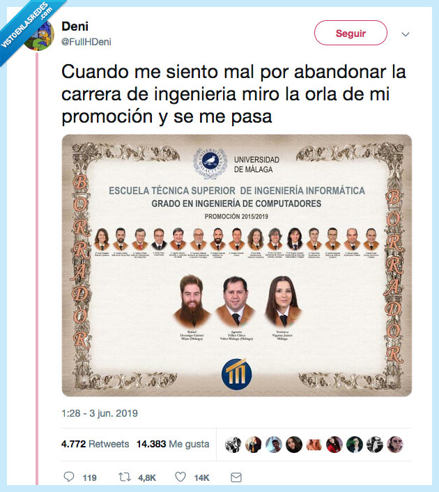 518837 - Madre mía solo se han sacado la carrera Hermione, Harry y Ron, por @FullHDeni