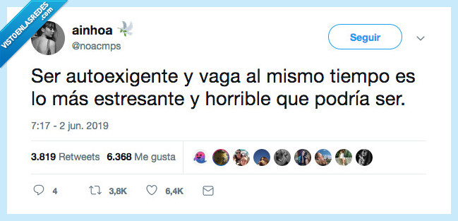 tuit,representar,estresar,horrible