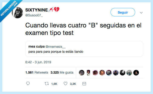 no está yendo bien,respuestas seguidas,examen