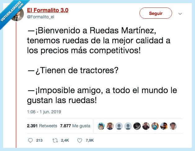 gustar,rueda,buena,a quien no