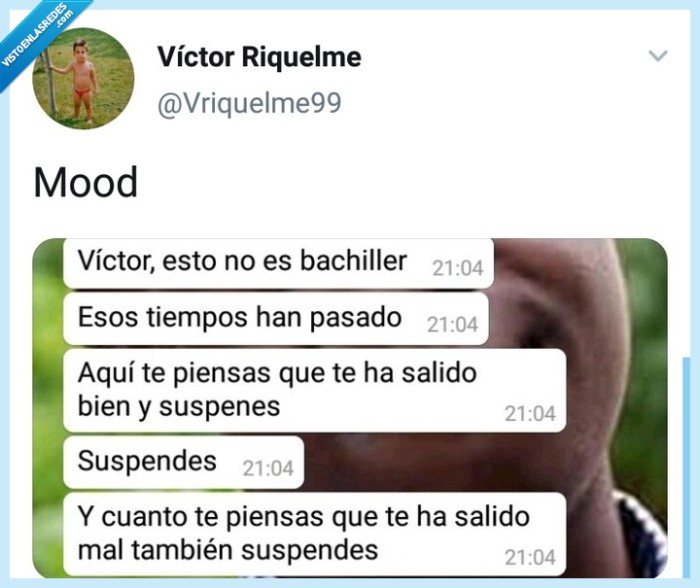 Universidad,suspender