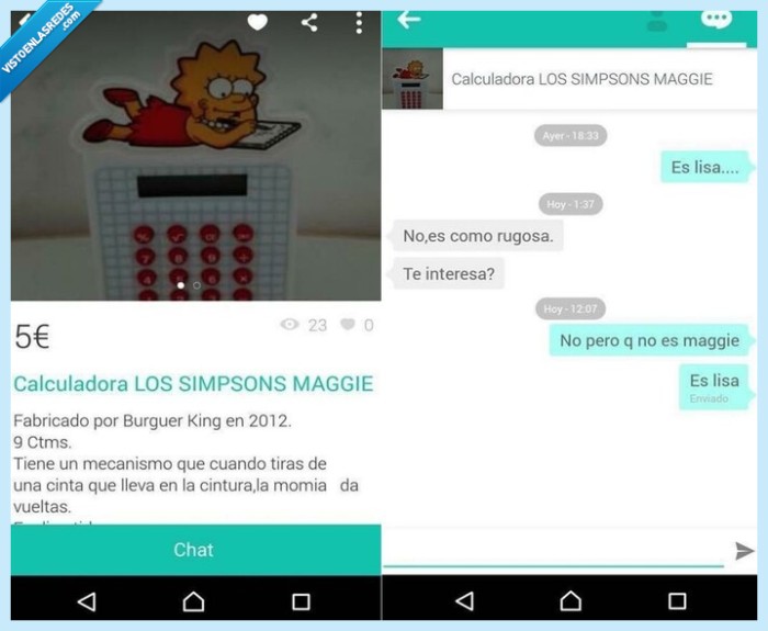 no commentes,lisa,calculadora