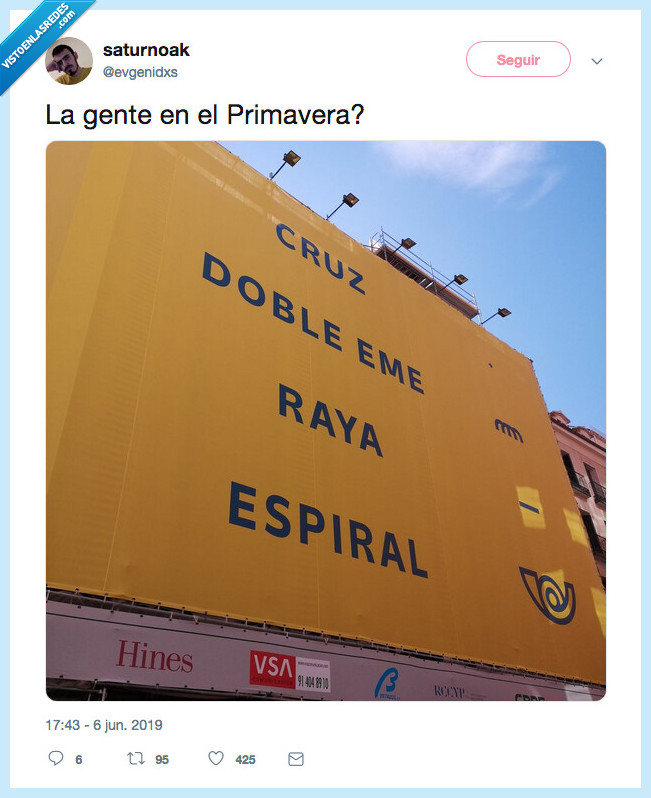 primavera sound,cruz,doble eme,raya,espiral,minimalismo,correos