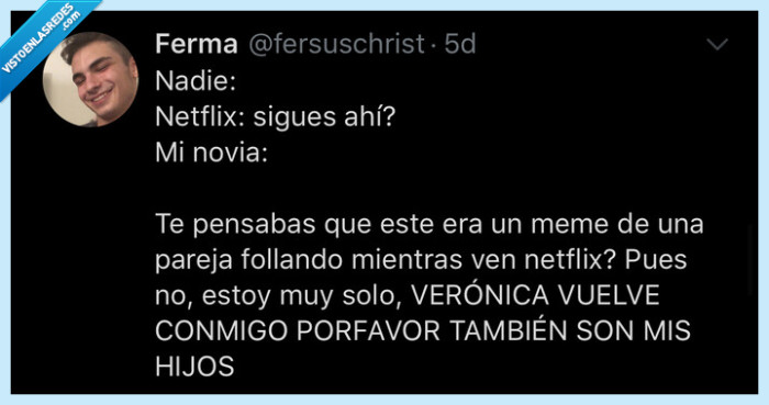 Netflix,pareja,novia,soledad