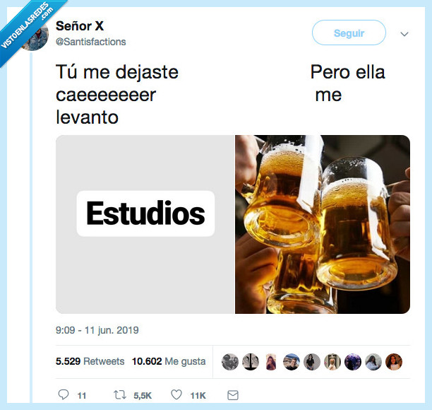 exámenes,época,resumir,universidad,cerveza,tu me dejaste caer