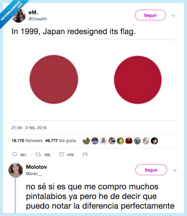 pintalabios,mano,te pasas,se te va de las manos