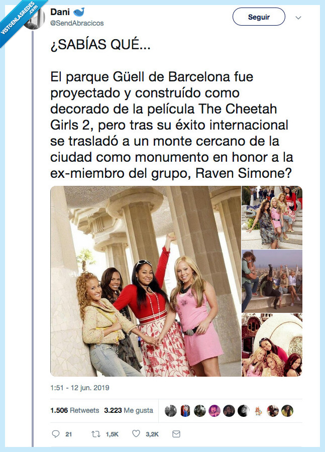 realidad,decorado,chetaah girl,parque güell