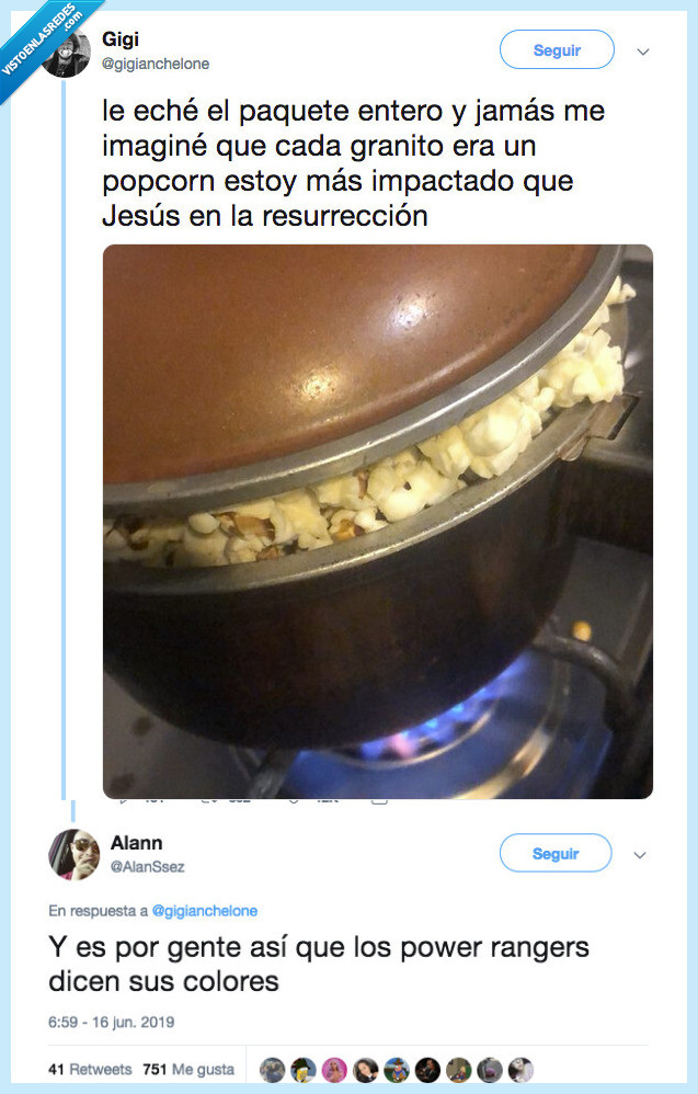 power rangers,palomitas,gente para todo