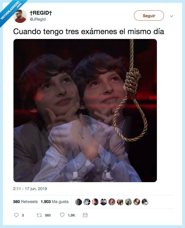 exámenes,mismo día,muerte