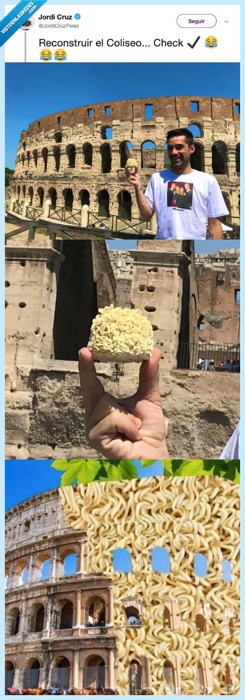 jordi cruz,coliseo,recostruir