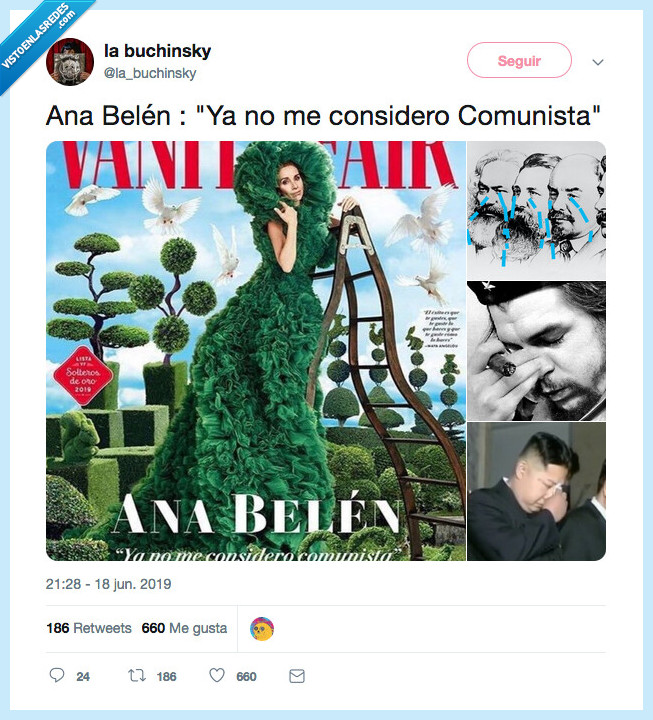 ana belen,soldado,comunismo,marx,che,kim