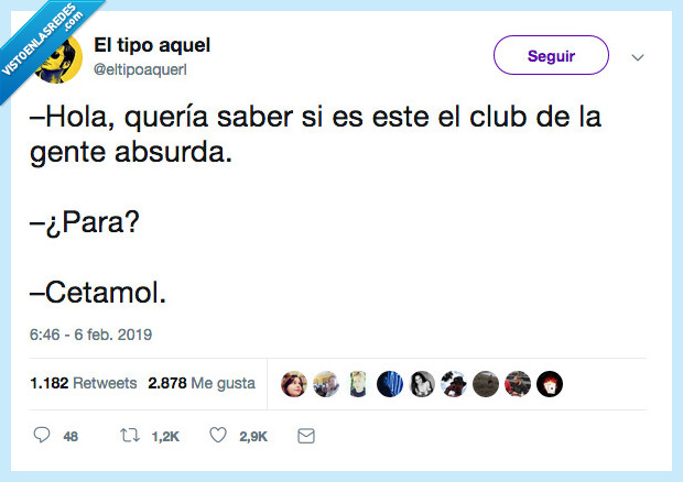 amigos,gente absurda,paracetamol,chiste