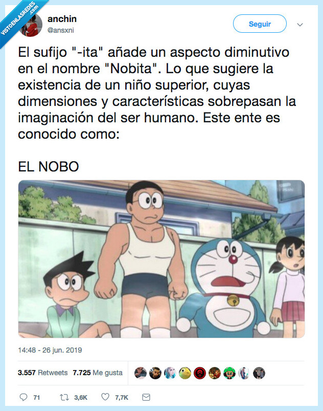 nobo,nobita,ser humano