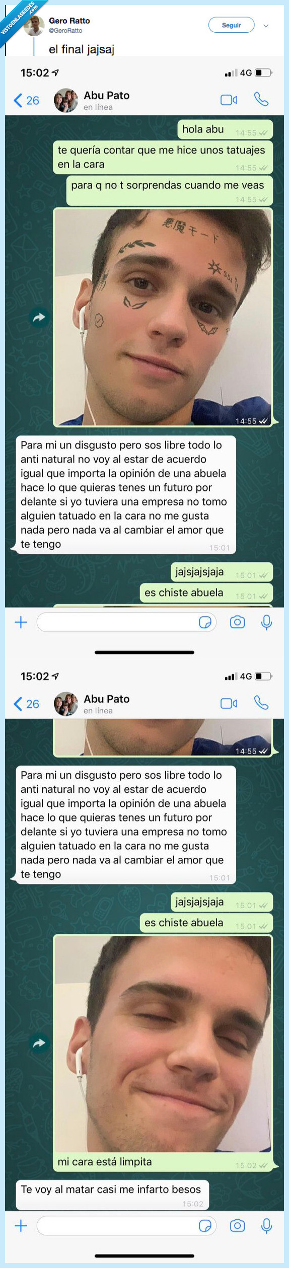 matar,abuela,cara tatuada