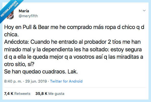 pull&bear,comprar ropa,anecdota,chica