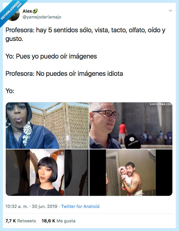 imágenes,sentidos,oir imágenes