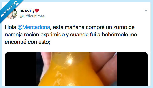 520995 - Después de lo que ha visto dentro del Zumo de Mercadona recién exprimido no lo vuelvo a probar en mi vida...