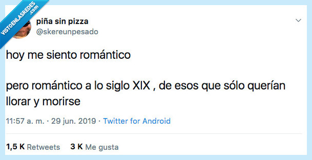 romántico,siglo xix,llorar,morirse