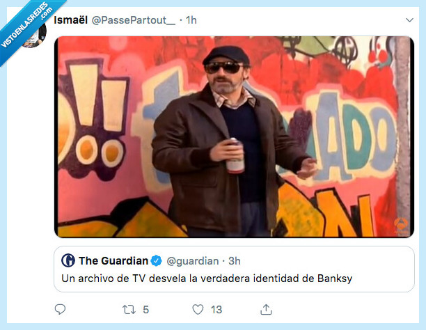 verdadera identida,banksy,juan cuesta